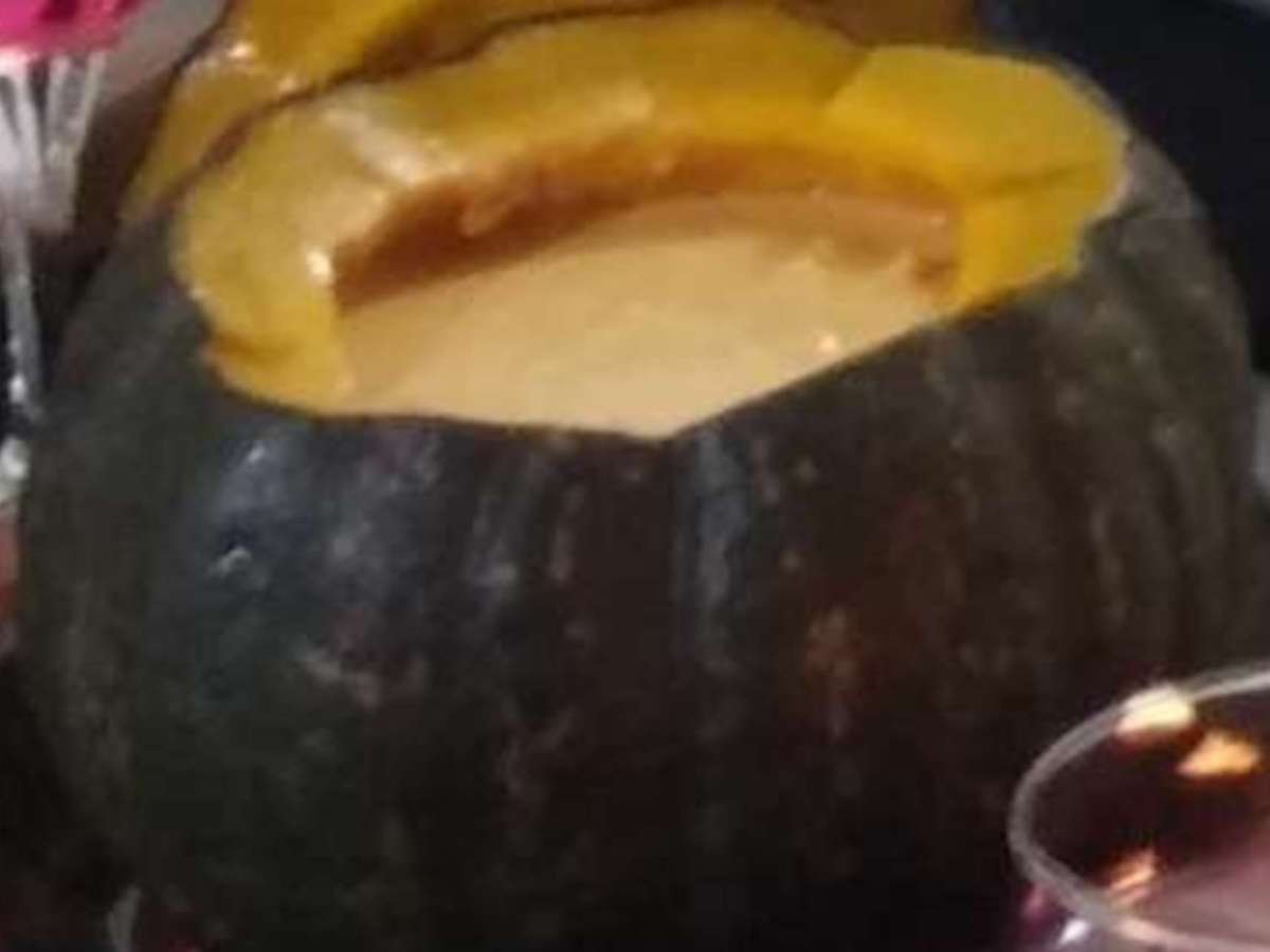 Abobora Recheada com&nbsp;Cogumelos