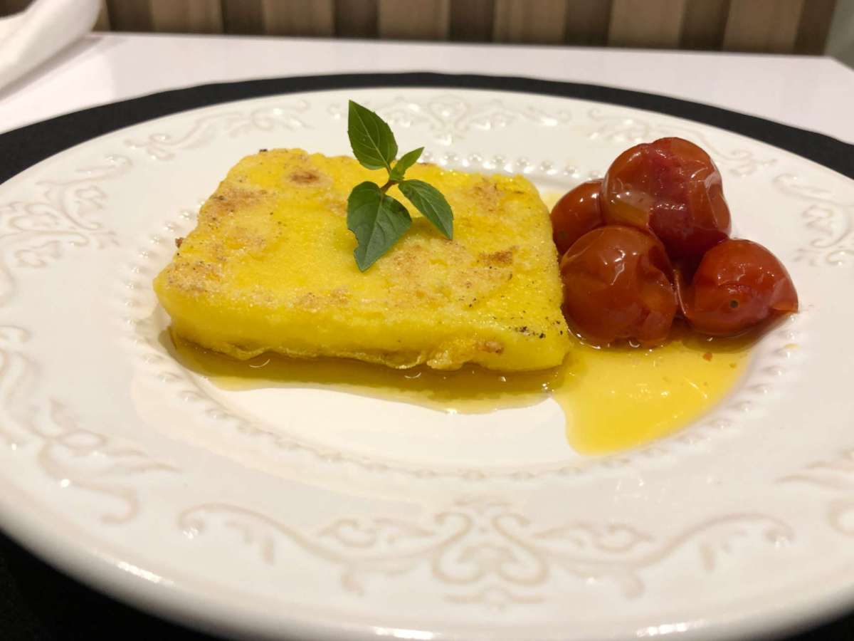 Polenta Grelhada com Tomate&nbsp;Confit