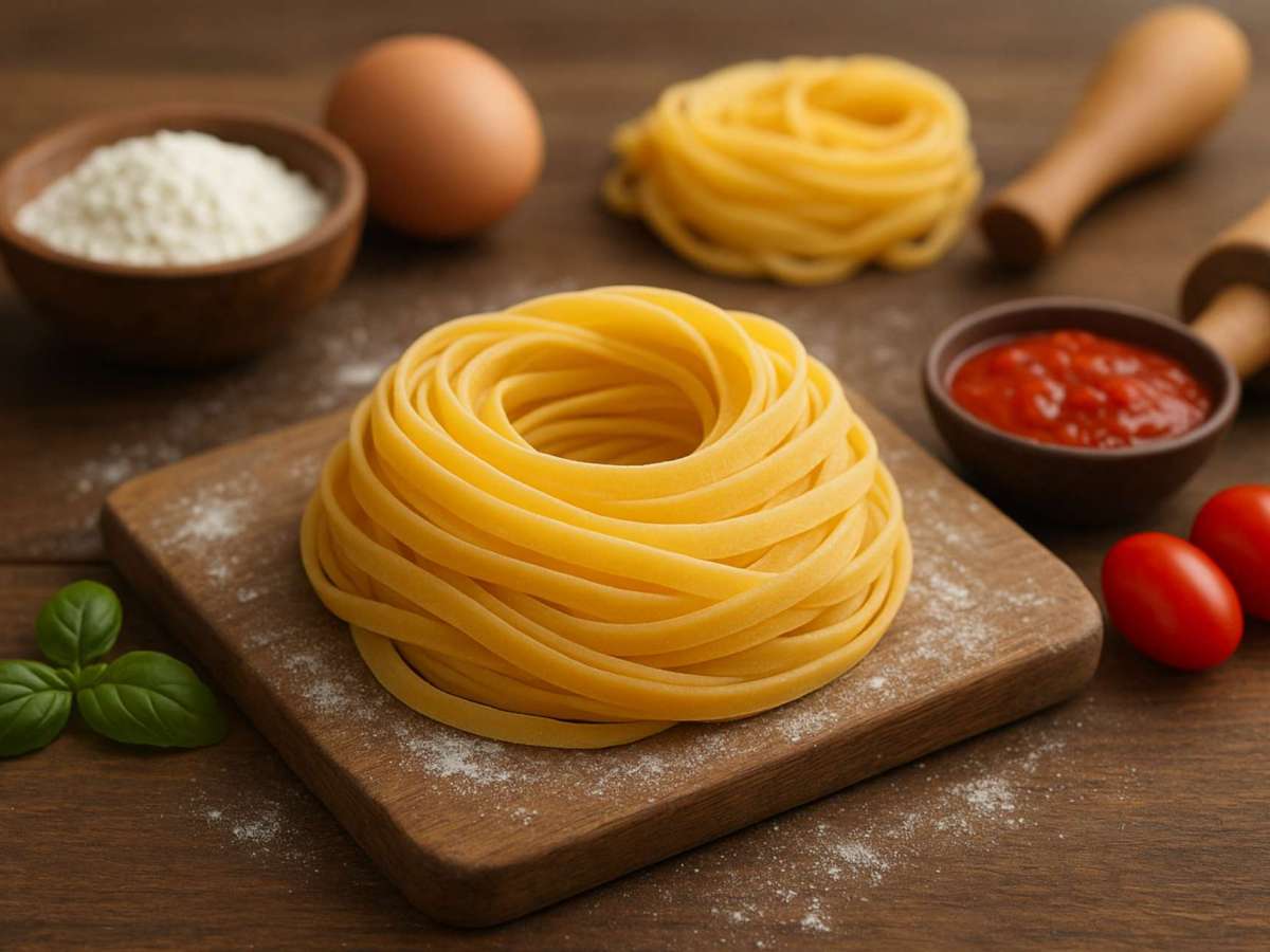 Massa fresca com&nbsp;ovos