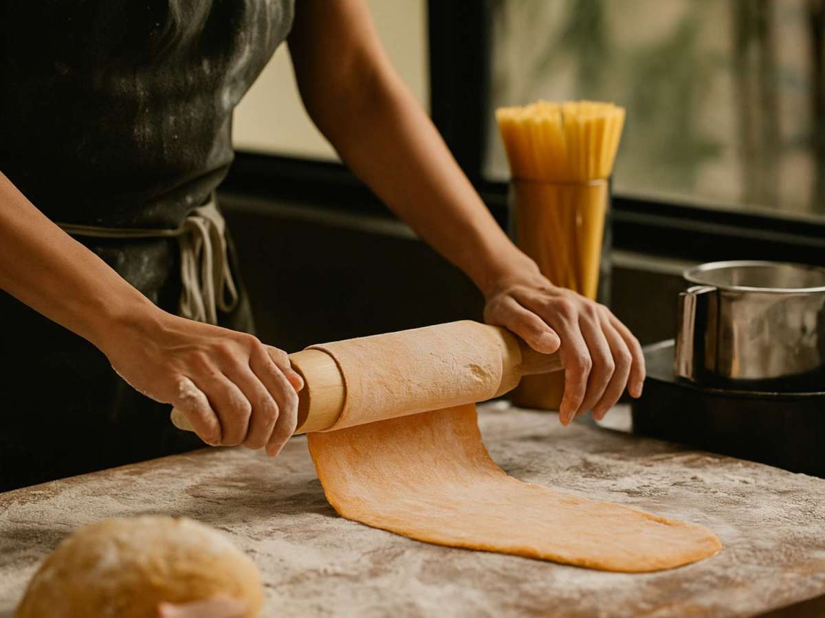 Massa fresca com&nbsp;gemas