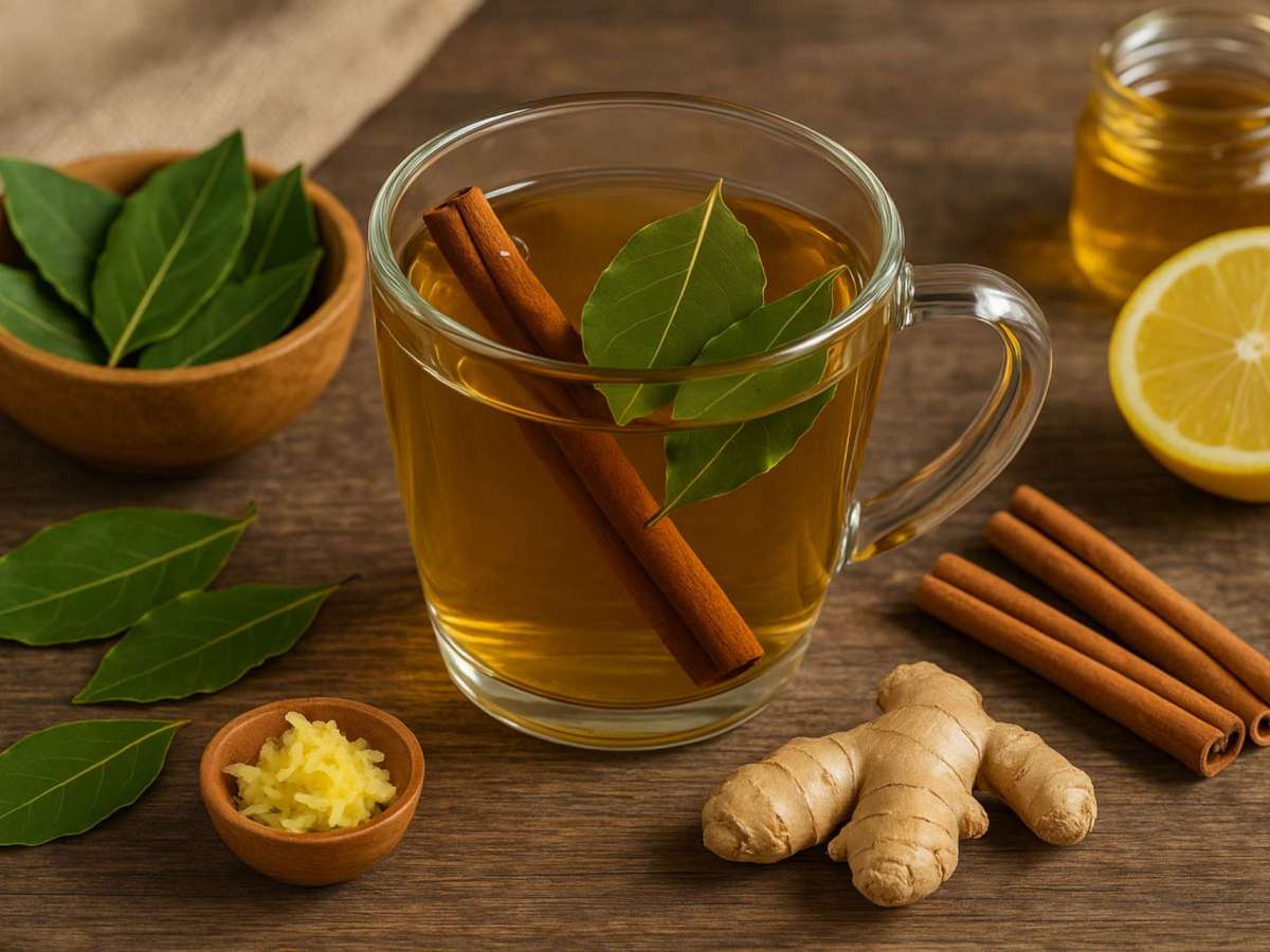 Chá de Louro com Canela e&nbsp;Gengibre