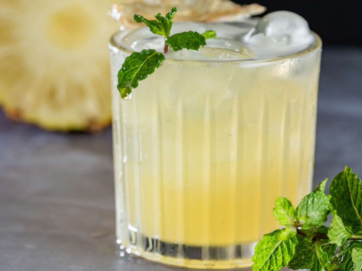 Suco de Abacaxi com&nbsp;Hortelã