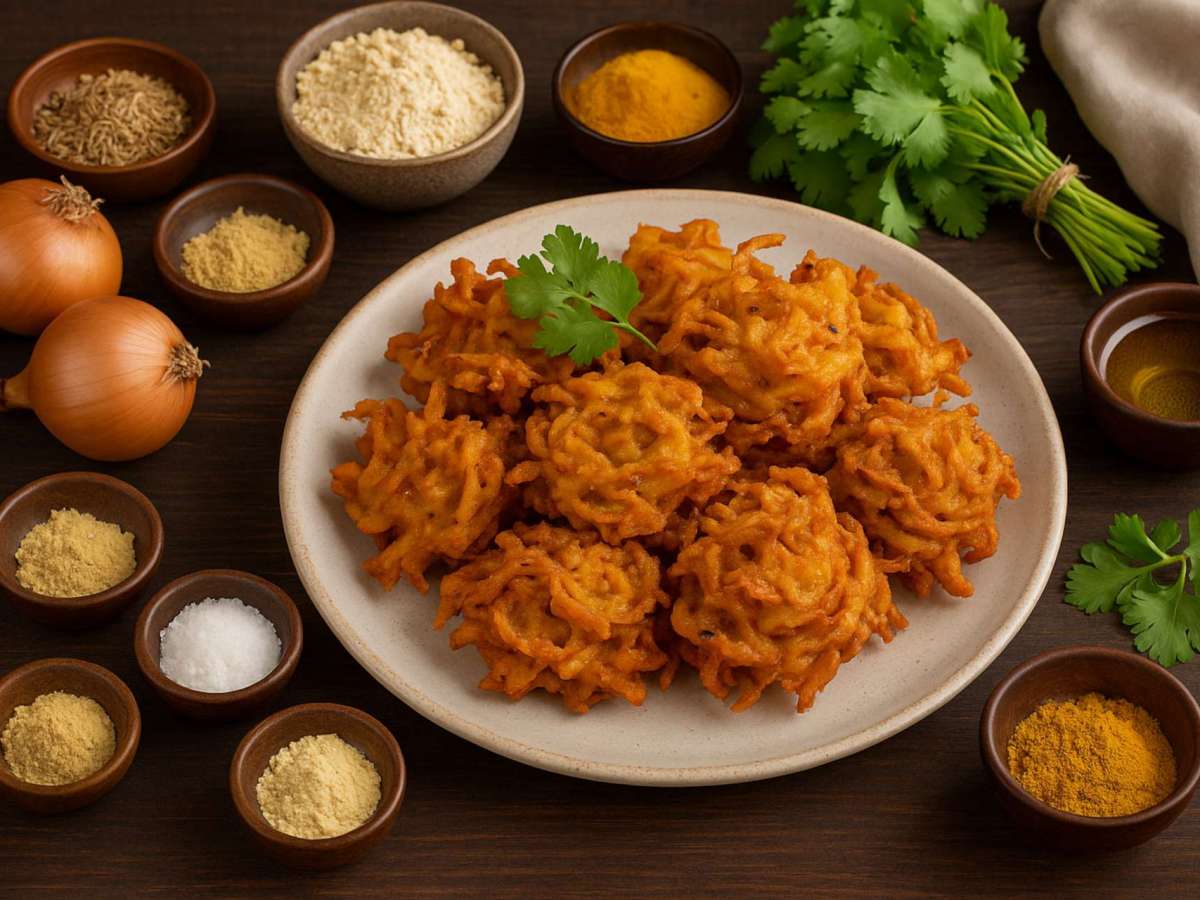 Bhaji de Cebola