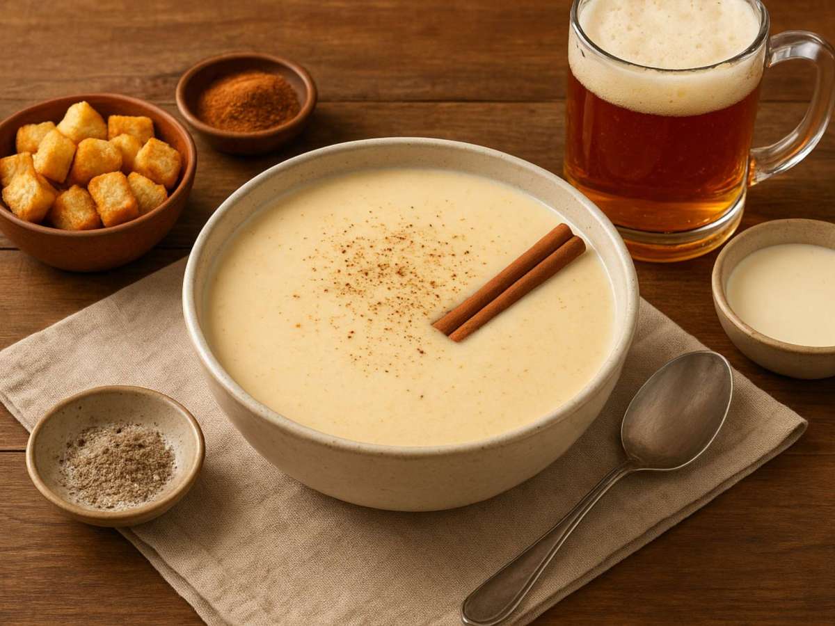 Biersuppe – Sopa de&nbsp;Cerveja
