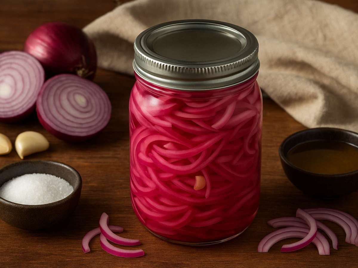 Cebola Roxa em&nbsp;Conserva