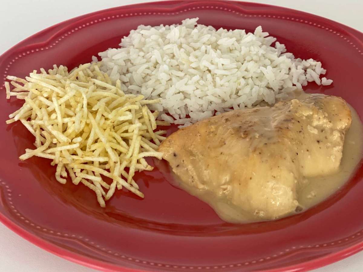 Peito de Frango ao Molho de&nbsp;Whisky