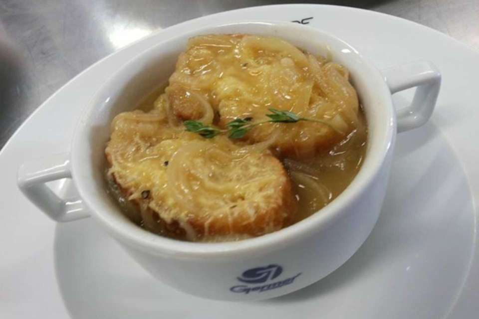 Sopa de Cebola&nbsp;Gratinada
