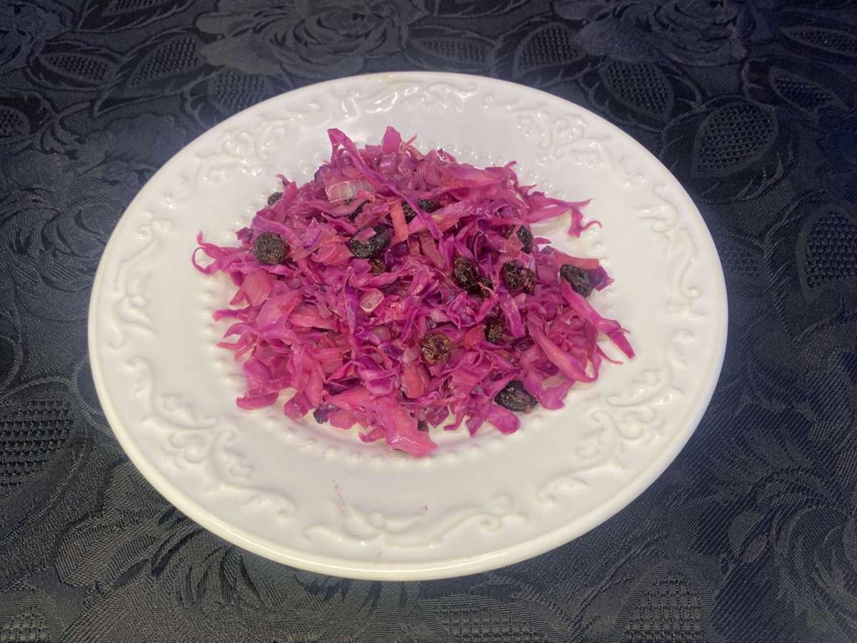 Repolho Roxo Refogado com&nbsp;Vinho