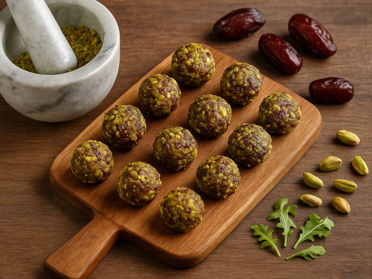 Bolinhas de Tâmara com&nbsp;Pistache