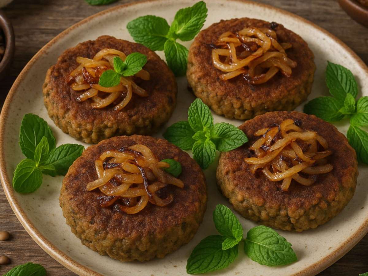 Bolinho de Lentilhas com&nbsp;Hortelã