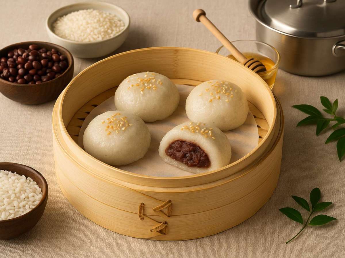 Bolinhos Doce de Arroz ao&nbsp;Vapor