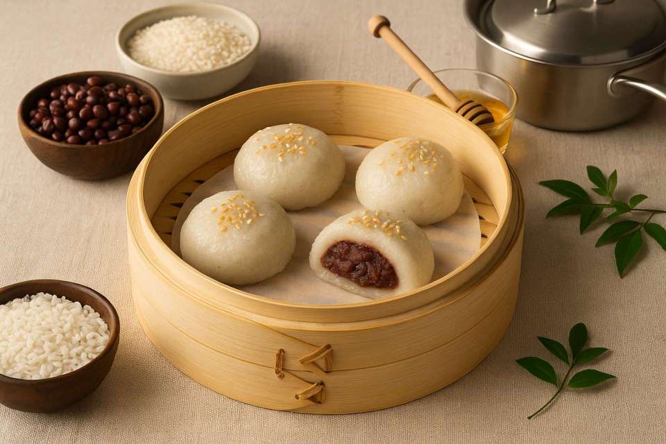 Bolinhos Doce de Arroz ao&nbsp;Vapor