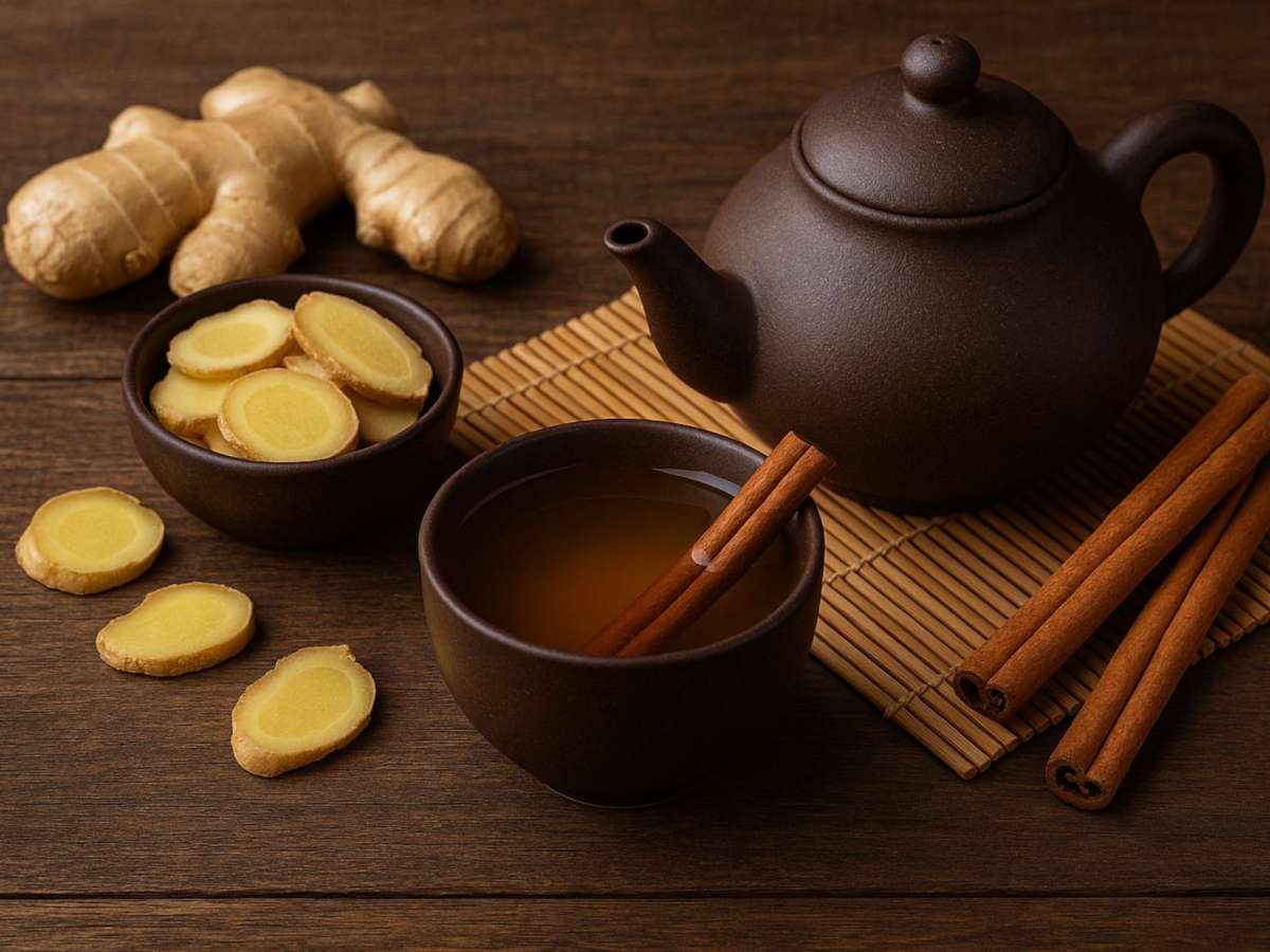 Chá de Gengibre com&nbsp;Canela