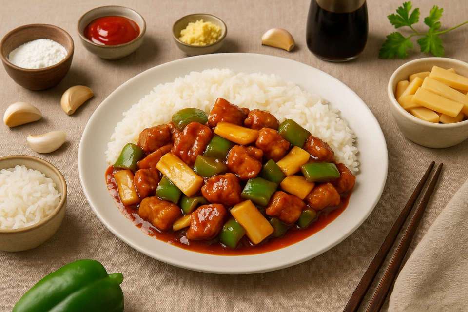 Pernil Agridoce com Broto de&nbsp;Bambu