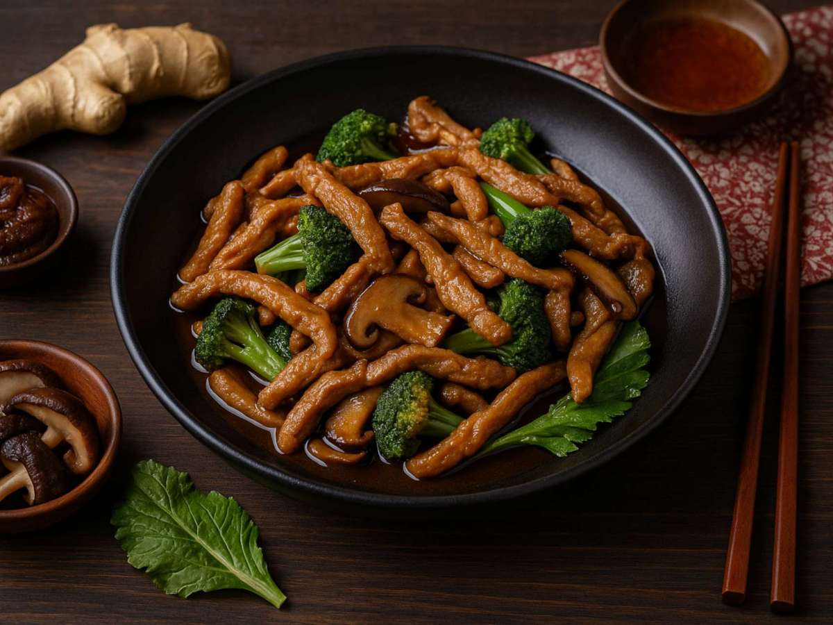 Porco Oriental com&nbsp;Vegetais