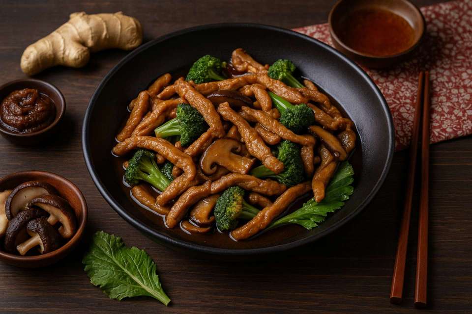 Porco Oriental com&nbsp;Vegetais