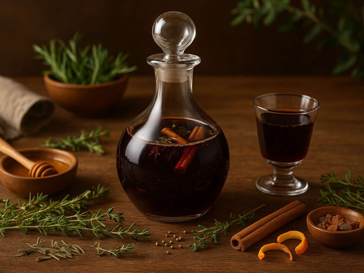 Vinho Aromatizado com&nbsp;Ervas