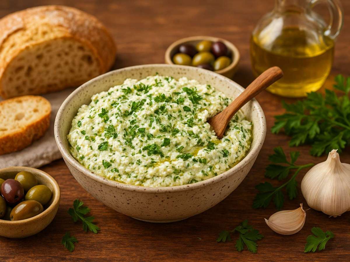 Moretum – Pasta de Queijo com&nbsp;Ervas