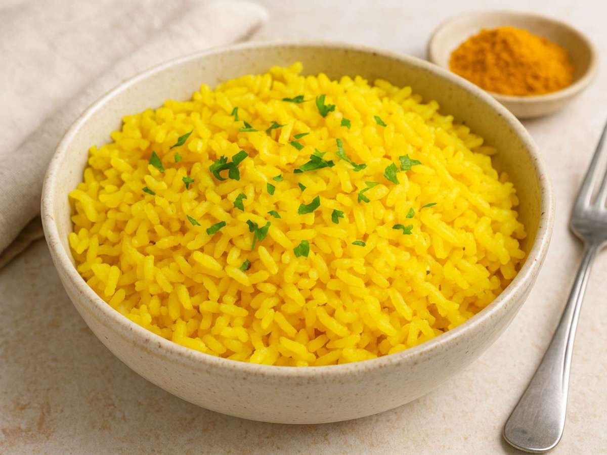 Arroz com Cúrcuma