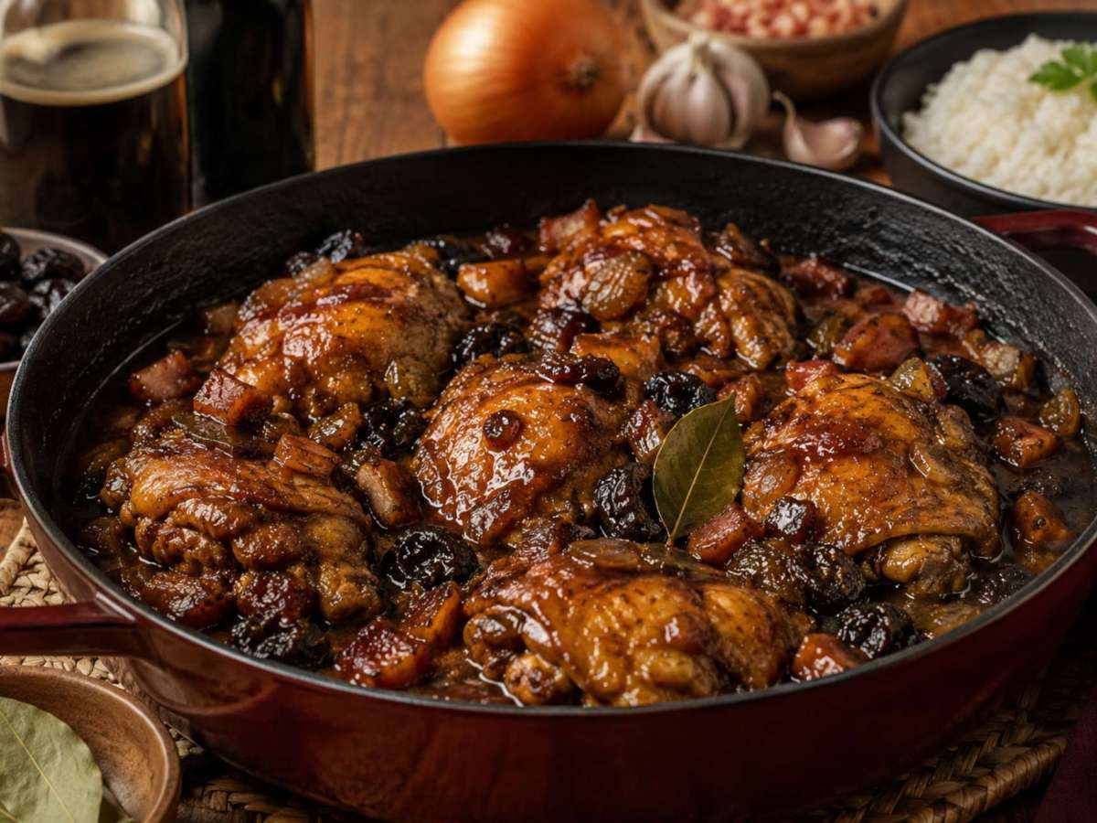 Frango na Cerveja&nbsp;Preta