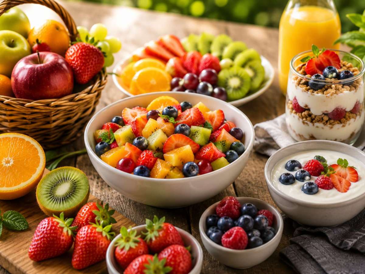 As Frutas no Café da Manhã e nos&nbsp;Lanches