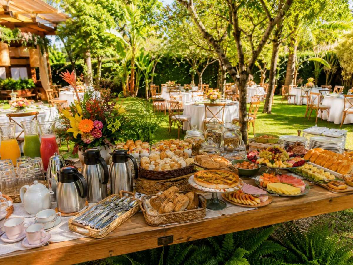 Preparações para Brunch e Café&nbsp;Colonial