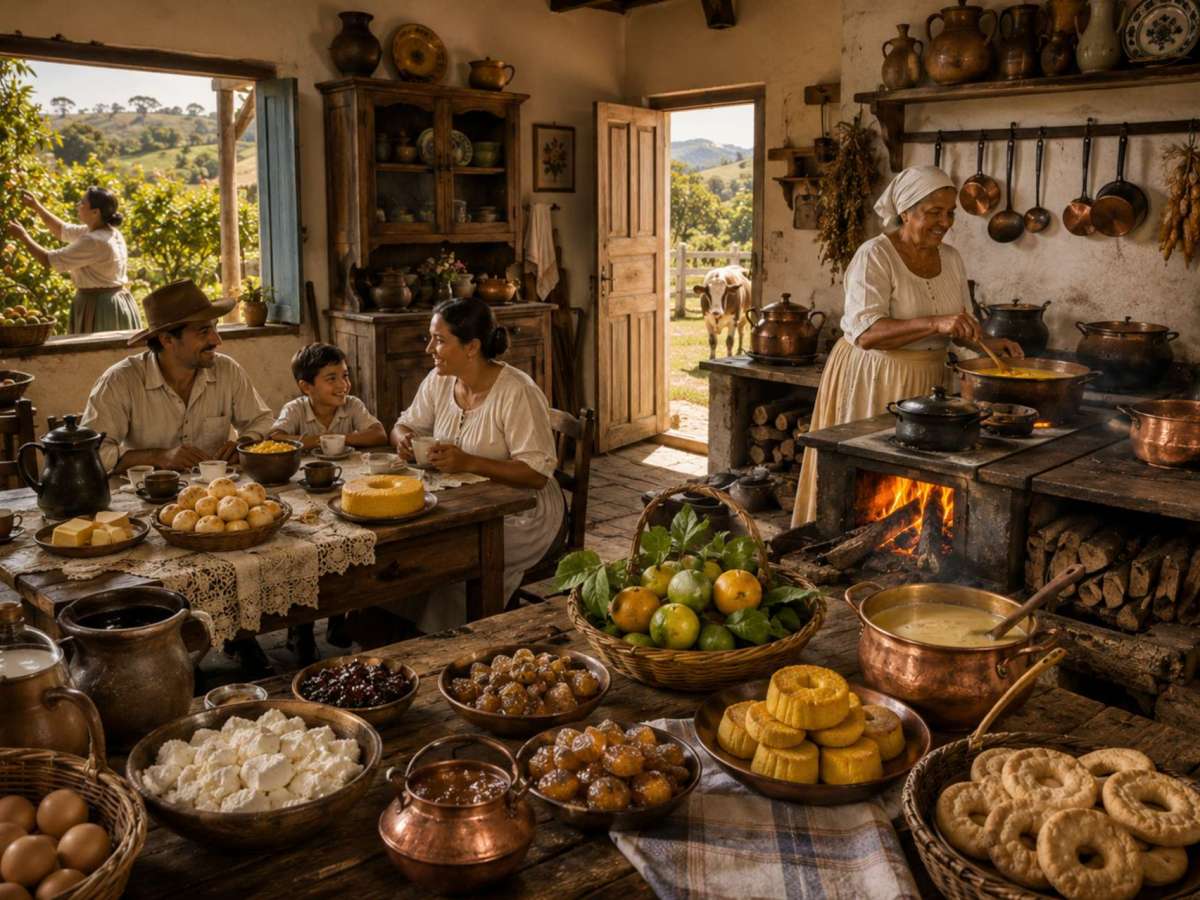 A Cozinha nas Fazendas&nbsp;Mineiras